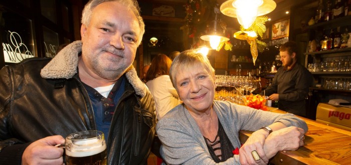 Jaroslava Obermaierová a Václav Svoboda v roli Nyklových