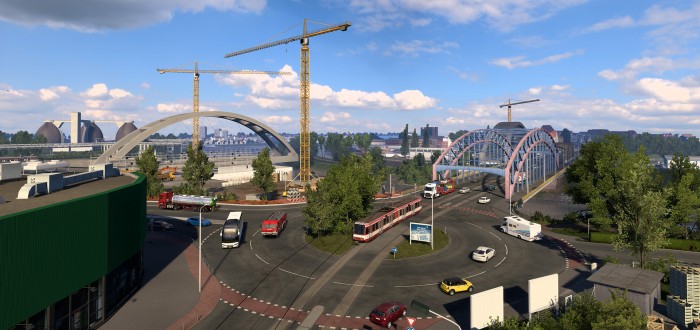 Euro Truck Simulator 2 láká na realistické silnice skoro celé Evropy