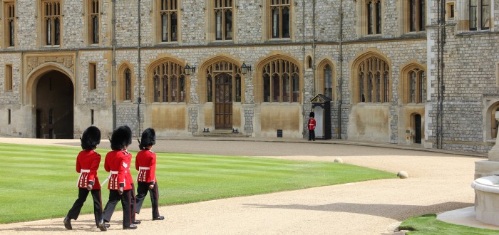 Britská královská garda ve Windsoru