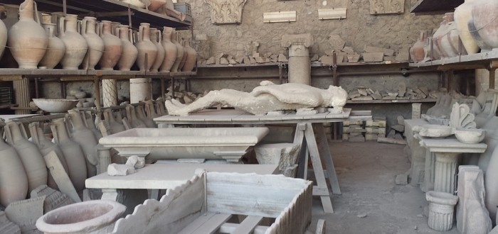 Herculaneum potkal podobný osud jako Pompeje