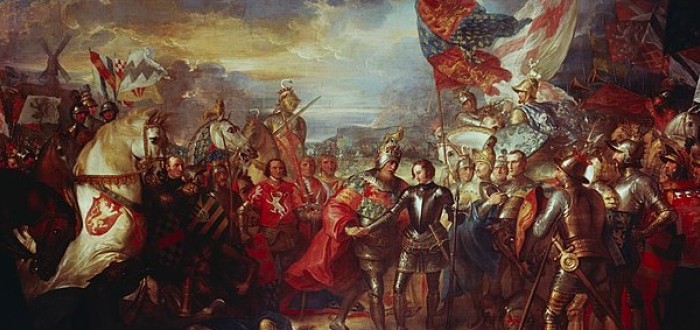 Anglický král Edward III. bitvu vyhrál na plné čáře hlavně díky lučištníkům