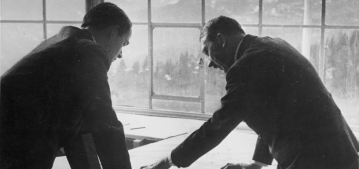 Adolf Hitler ve svém sídle Berghof