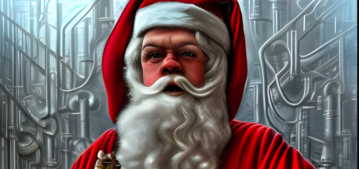 Futuristický Santa Claus 