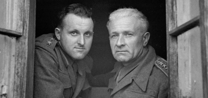 Kpt. Bohumír Lomský a pplk. Ludvík Svoboda v Sovětském svazu, 1941