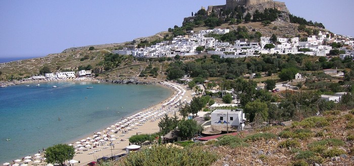 Rhodos je oblíbeným turistickým letoviskem