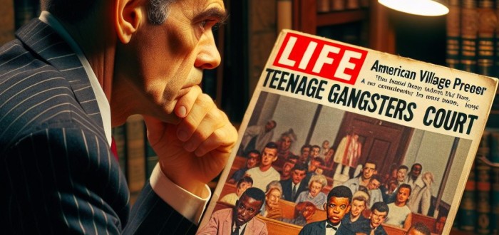 V roce 1958 spatřil v Life Magazine fotku mladistvých gangsterů. Cítil, že jim musí pomoci