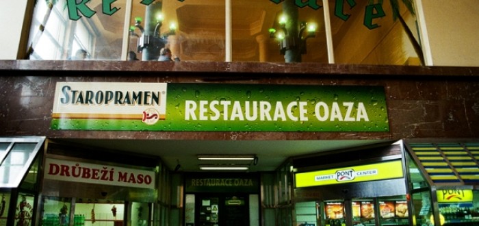 Restaurace Oáza byla jednu dobu kanceláří Ivana Magora Jirouse