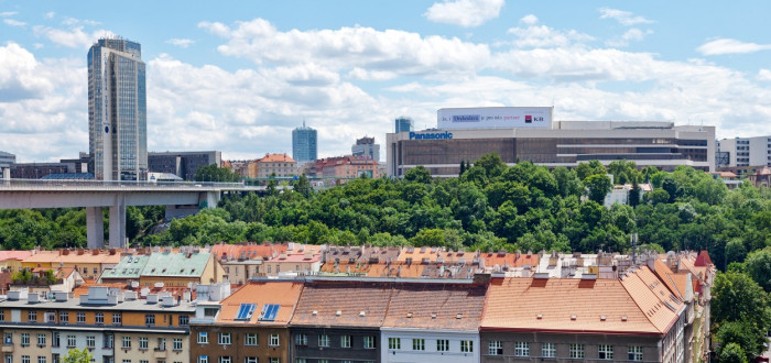 Bývalý Palác kultury nevratně zasahuje do panoramatu Prahy