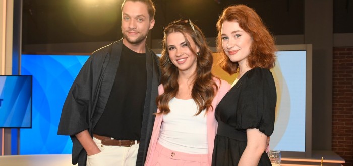 Zleva: Jan Fanta, Sára Rychlíková a Natálie Halouzková