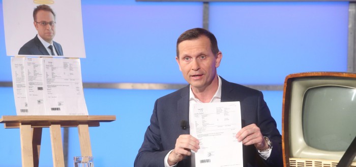 Jaromír Soukup v jednom ze svých pořadů na TV Barrandov. O tu už ale přišel