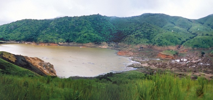Jezero Nyos po katastrofě