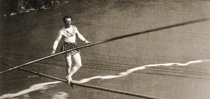 Výšky ani nebezpečí Charlesi Blondinovi nic neříkaly