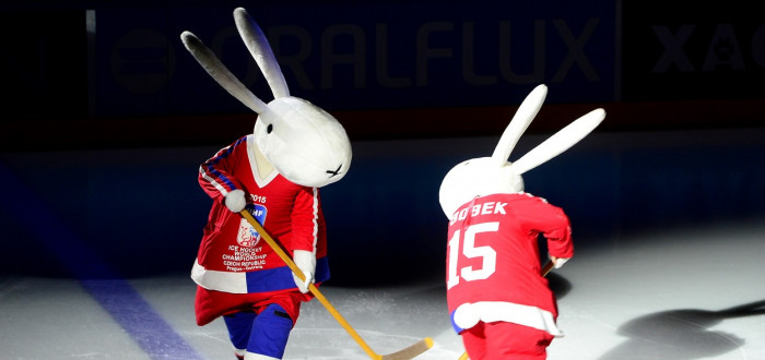 Bob a Bobek jako maskoti na MS 2015