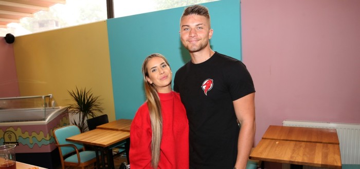 Youtuber Marek Valášek s partnerkou Barborou Stříteskou
