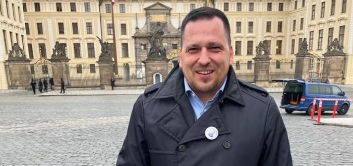 Tomáš Zdechovský na Hradě - obhlíží už si budoucí pracoviště?