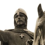Socha sv. Václava v Praze.