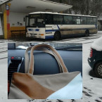 Zdibští strážníci kvůli zapomenuté tašce zastavili linkový autobus