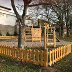 Hřiště v Poděbradech je z akátového dřeva a celé v přírodním módu