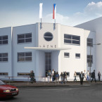 Takhle bude bazén vypadat zvenku