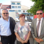 Zleva: Petr Hostek, Jiřina Fialová, Oldřich Vytiska