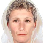 Identikit hledané ženy, která chtěla schovat dítě před mimozemšťany a ufony.