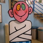 Maskot psychiatrické léčebny v Bohnicích