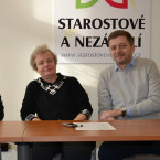 Věslav Michalik, Dana Drábová a Vít Rakušan