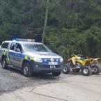 Policie řeší nedovolený vjezd do CHKO Brdy.