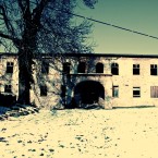 Zámek Zdiby v současné podobě. Poslední patro a střecha jsou zatím odstraněny