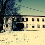 Zámek Zdiby v současné podobě. Poslední patro a střecha jsou zatím odstraněny