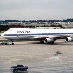 B-747 v barvách letecké společnosti Pan Am