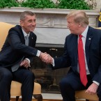 Andrej Babiš s Donaldem Trumpem. Nyní nemá státní funkci ani jeden z nich, ale volby se blíží