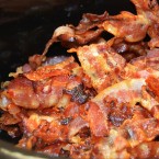 Vypražená domácí slanina - cítíte tu nádhernou vůni? 