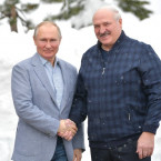 Vladimir Putin a Alexandr Lukašenko