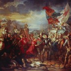 Anglický král Edward III. bitvu vyhrál na plné čáře hlavně díky lučištníkům