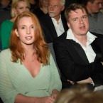 Denisa Nesvačilová s Petrem Kolečkem na premiéře muzikálu Biograf lásky