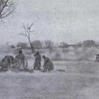 Ruští vojáci v bitvě u Mukdenu v roce 1905