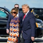Melania doprovázela Trumpa i na zahraničních cestách