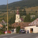 Telgárt, rodná obec M. Černáka. Stále zde má dům, který zvelebuje jeho maminka