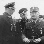 Šéf SA Ernst Röhm v roce 1934 s Heinrichem Himmlerem, ještě netušil, že Himmler už má rozkaz jej zlikvidovat