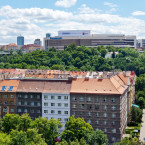 Bývalý Palác kultury nevratně zasahuje do panoramatu Prahy